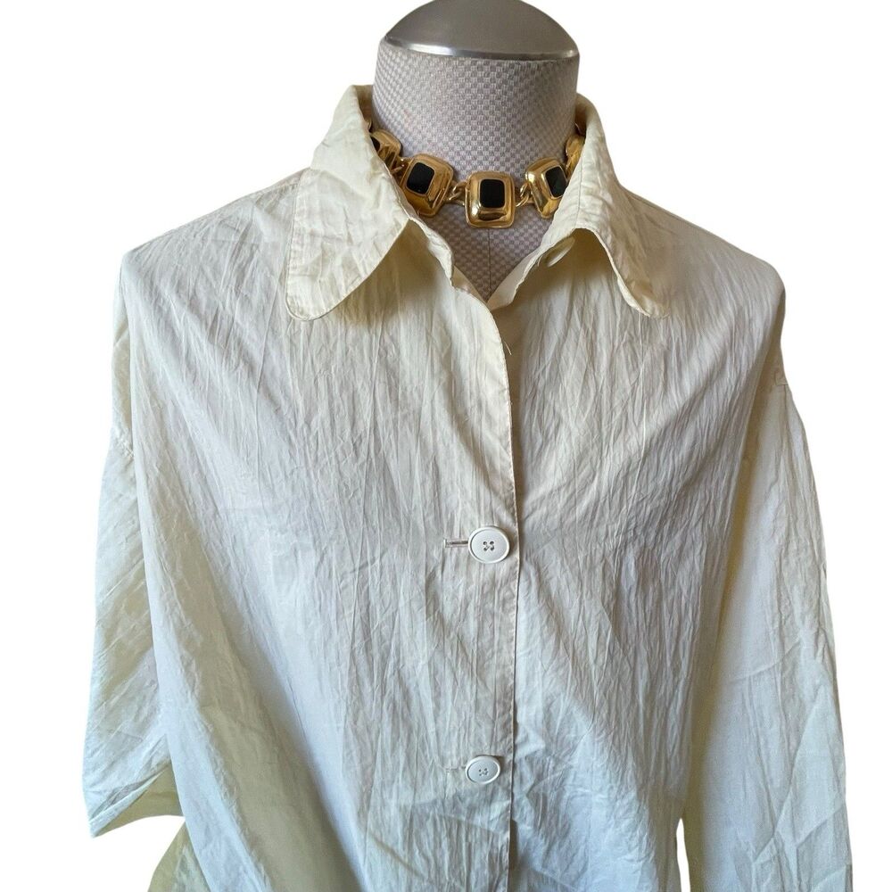 VINTAGE Rare Henri Bendel Women's Packable Trench Coat Old Money Minimalist Rare